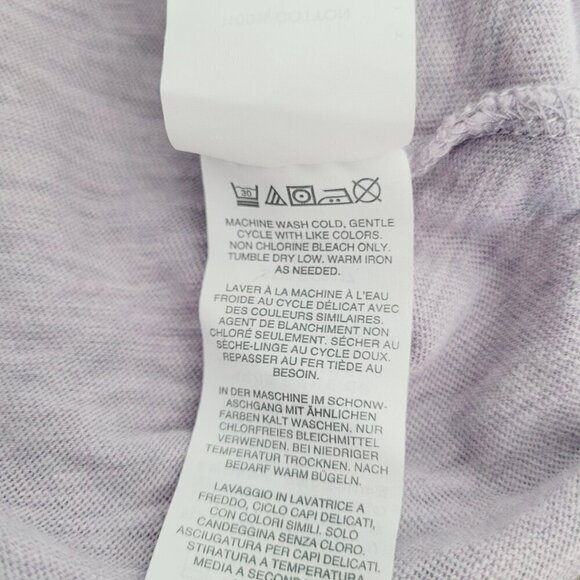 J.Crew Lavender Long Sleeve Painters Tee - Picture 8 of 8